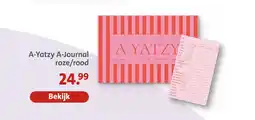 Bruna A-Yatzy A-Journal roze/rood aanbieding
