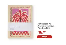 Bruna Notitieboek A5 A-Journal Fabrique Palmtree Pink aanbieding
