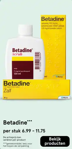 Etos Betadine aanbieding