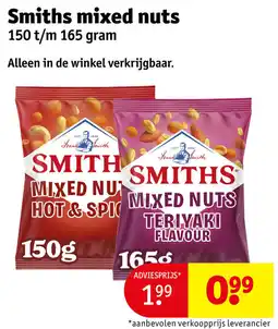 Kruidvat Smiths mixed nuts aanbieding