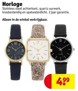 Kruidvat Horloge aanbieding