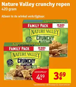 Kruidvat Nature Valley crunchy repen aanbieding