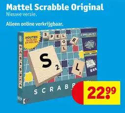 Kruidvat Mattel scrabble original aanbieding