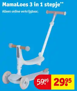 Kruidvat MamaLoes 3 in 1 Stepje aanbieding