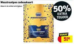 Kruidvat Wasstraatpas cadeaukaart aanbieding