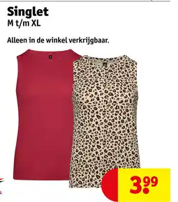 Kruidvat Singlet aanbieding