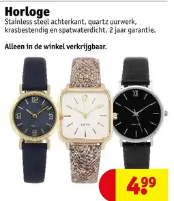Kruidvat Horloge aanbieding