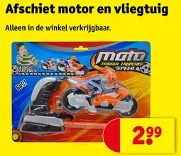 Kruidvat Afschiet motor en vliegtuig aanbieding