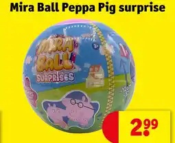 Kruidvat Mira ball peppa pig surprise aanbieding