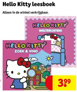 Kruidvat Hello Kitty leesboek aanbieding