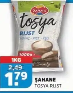 Sahan Supermarkten Sahane tosya rijst aanbieding