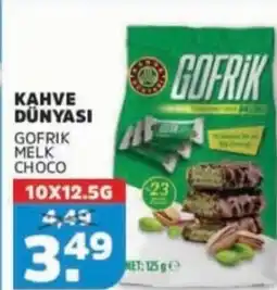 Sahan Supermarkten Kahve dünyasi gofrik melk choco aanbieding