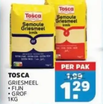Sahan Supermarkten Tosca griesmeel aanbieding