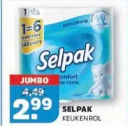 Sahan Supermarkten Selpak keukenrol aanbieding