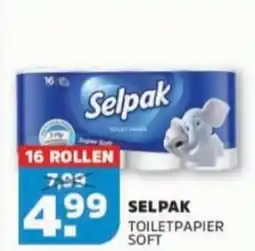 Sahan Supermarkten Selpak toiletpapier soft aanbieding