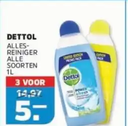 Sahan Supermarkten Dettol alles reiniger aanbieding