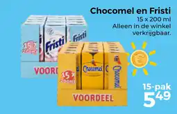 Trekpleister Chocomel en fristi aanbieding