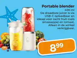 Trekpleister Portable blender aanbieding