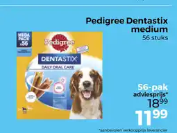 Trekpleister Pedigree dentastix medium aanbieding