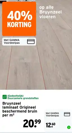 GAMMA Bruynzeel laminaat Origineel beschermend bruin aanbieding
