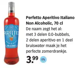 Albert Heijn Perfetto Aperitivo Italiano Non Alcoholic aanbieding