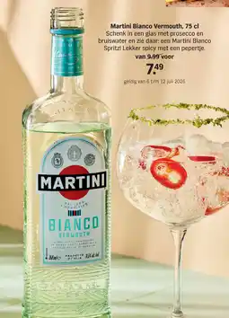 Albert Heijn Martini Bianco Vermouth aanbieding