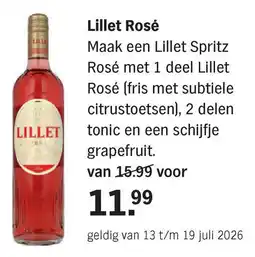 Albert Heijn Lillet Rosé aanbieding