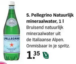 Albert Heijn S. Pellegrino Natuurlijk Mineraalwater aanbieding