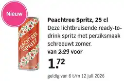 Albert Heijn Peachtree Spritz aanbieding