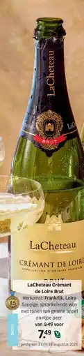 Albert Heijn LaCheteau Crémant de Loire Brut aanbieding