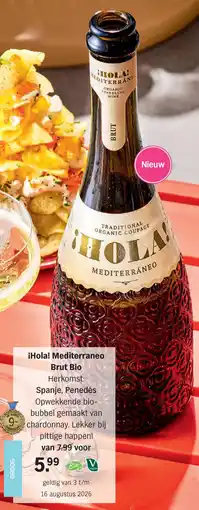 Albert Heijn ¡Hola! Mediterraneo Brut Bio aanbieding
