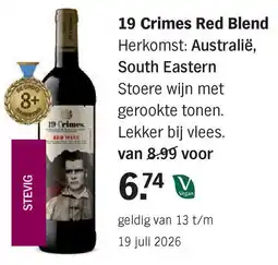 Albert Heijn 19 Crimes Red Blend aanbieding