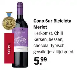 Albert Heijn Cono Sur Bicicleta Merlot aanbieding