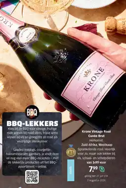 Albert Heijn Krone Vintage Rosé Cuvée Brut aanbieding