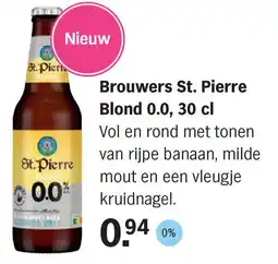 Albert Heijn Brouwers St. Pierre Blond 0.0 aanbieding