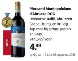 Albert Heijn Piersanti Montepulciano d'Abruzzo DOC aanbieding