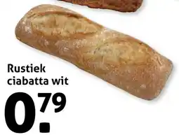 Hoogvliet Rustiek Ciabatta Wit aanbieding