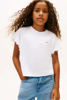 Wehkamp Tommy Hilfiger T-shirt wit aanbieding