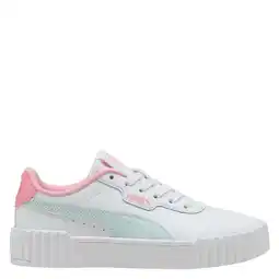 Wehkamp Puma Carina 3.0 sneakers wit/lichtblauw aanbieding