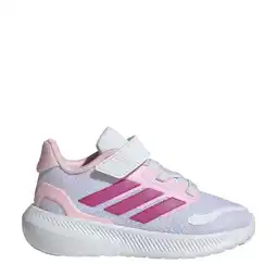 Wehkamp adidas Sportswear Runfalcon 5 mesh sneakers wit/lichtroze/fuchsia aanbieding