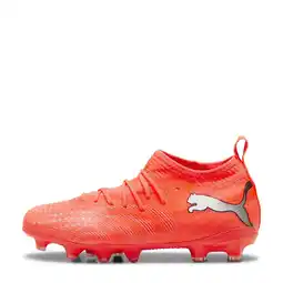 Wehkamp Puma Future 9 Match junior voetbalschoenen oranje/wit/zilver aanbieding