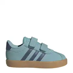 Wehkamp adidas Sportswear VL Court 3.0 suede sneakers lichtblauw/blauw aanbieding