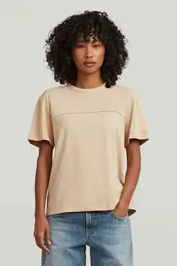 Wehkamp G-STAR top beige aanbieding