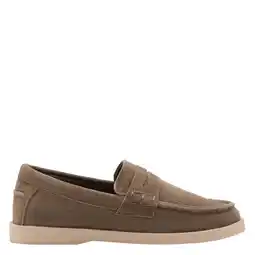 Wehkamp Mango Kids leren instappers bruin aanbieding