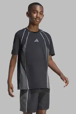 Wehkamp adidas Sportswear T-shirt zwart/grijs aanbieding