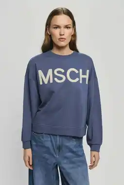 Wehkamp MSCH Copenhagen sweater donkerblauw aanbieding