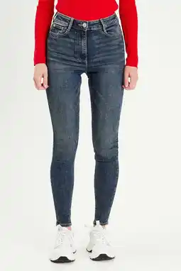 Wehkamp Cache Cache skinny jeans dark blue denim aanbieding