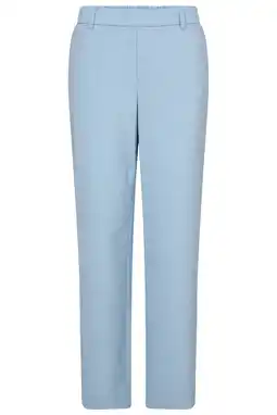 Wehkamp Mos Mosh regularwaist casual broek lichtblauw aanbieding