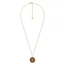 Wehkamp Fossil ketting JF04843710 Maagd sterrenbeeld goudkleurig aanbieding