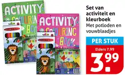 Hoogvliet Set van activiteit en kleurboek aanbieding